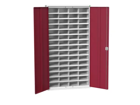 post-/sorteerkast 2000x1050x350mm 4x15vakken RAL7035+RAL3004