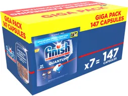 Finish Quantum Regular vaatwastabletten Promobox 147 stuks (7x21stuks)