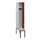 locker met bank,HxBxD 2120x300x815mm,1vak,vak B 300mm,cilinderslot