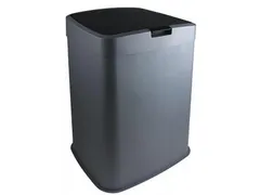 Afvalbak Kunststof 70L 39x34x57 cm Grijs Zwart