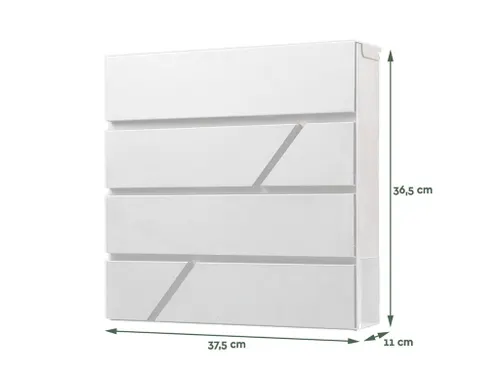 Brievenbus Deluxe Wit PB200