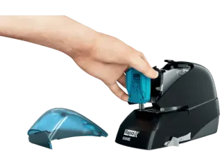 Snelle contactloze elektrische nietmachine R5080E 80 blad zwart - 5