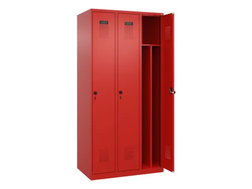 locker voor scheiding van kleding,HxBxD 1850x900x500mm,3vak