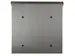 Brievenbus Monaco Inox met naamplaatje incl. 2 sleutels 36.8x36.5x10cm