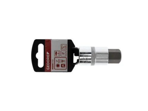 GEDORE R62551710 Schroevendraaierbit 1/2 inch 17mm lengte 55mm