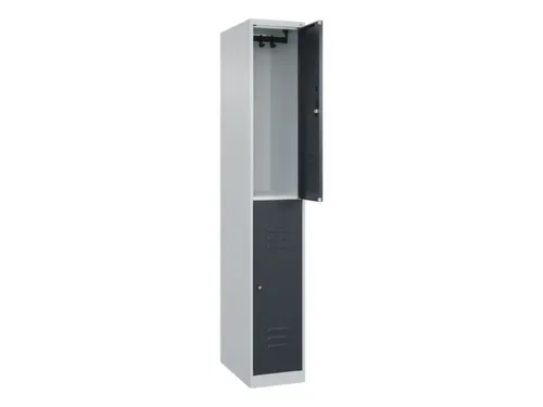 dubbeldekse locker,HxBxD 1850x300x500mm,1x2vak.,vak B 300mm