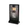 Verlichte Tafelstandaard T-Stand LED Dubbelzijdig DL 99x210mm Zwart