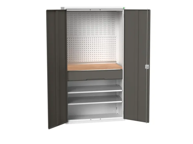 armoire modulaire HxlxP 2000x1050x550mm 2xtablette en acier 1tiroir(s)