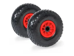 Lekvrije PU-wielen 260 x 85 mm 2 stuks