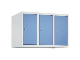 opzetkast,v. locker,3vak.,vak B 250mm,HxBxD 500x750x500mm,vleugeldeur - 1