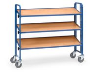 Bakkenwagen 2883 250kg 1240x415mm 3 Etages Hout Ral5007