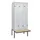 Z-garderobekast,HxBxD 2120x900x815mm,6vak,vak B 300mm,draaigrendel
