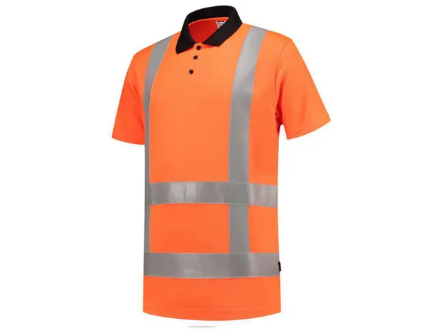 Intersafe Infra-line RWS polo, fluo oranje, maat M, per stuk