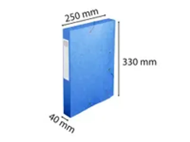 OUTLET Elastobox A4 40Mm Karton Assorti