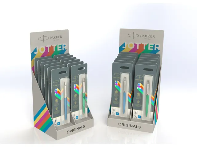 Balpen Parker Jotter Originals assorti display à 12 stuks