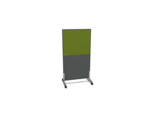 scheidingswand,HxB 1545x800mm,MS-donkergrijs,BN7048-groen