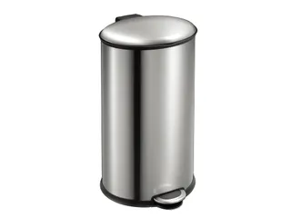 Fraaie Pedaalemmer Ellipse Step Bin 40 Liter Mat Rvs - 1