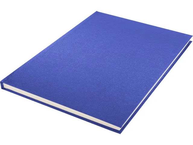 Dummyboek Kangaro A4 blanco 80 vel, blauw linnen kaft