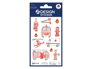 Papieretiket Z-design Brandweer/Ambulance, pakje à 1 vel - 1