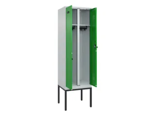 locker voor scheiding van kleding,HxBxD 2120x600x500mm,2vak - 1
