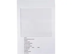 Douane mapje, wit, pak van 100 stuks