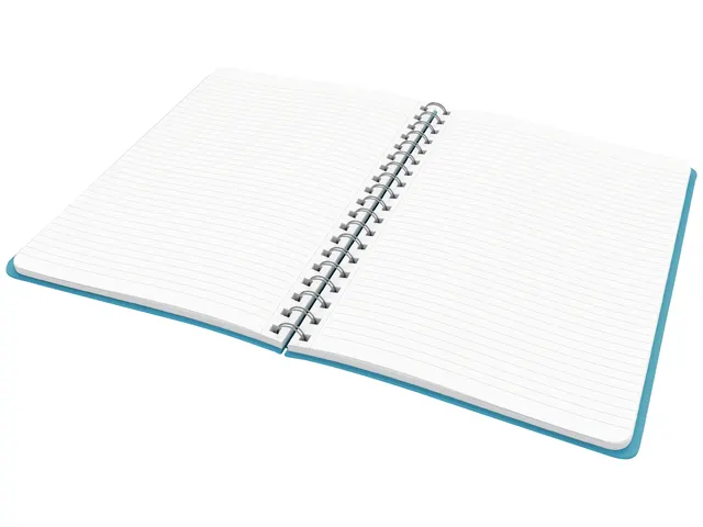 Notitieboek Leitz Cosy B5 lijn spiraal blauw