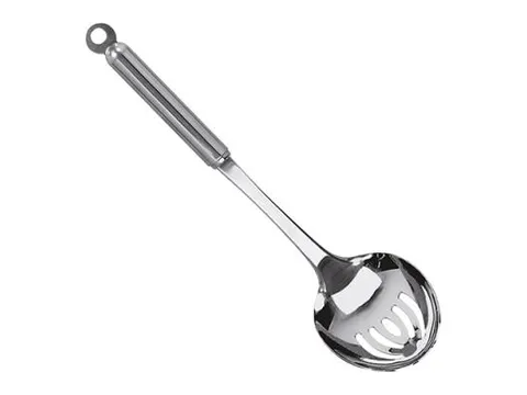 Serveerlepel perforatie rvs 26cm H