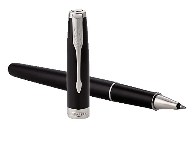 Rollerpen Parker Sonnet Black lacquer CT Fijn