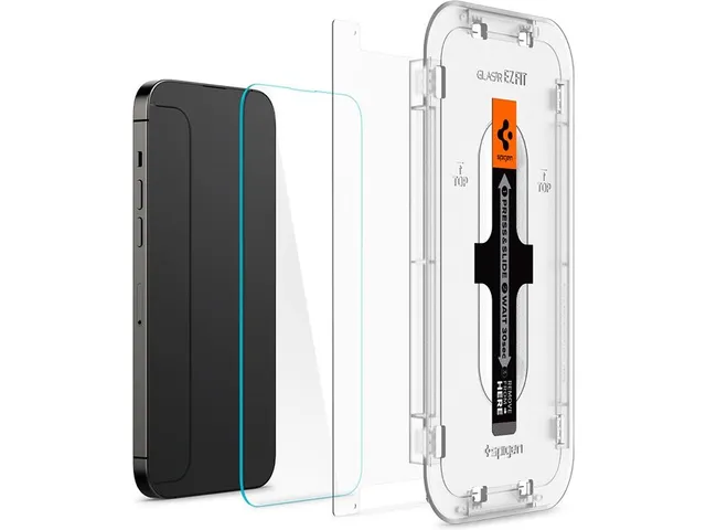 Spigen Glass Met Montage Frame EZ FIT 2 Pack voor iPhone 14 Pro Max