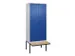 locker voor scheiding van kleding,HxBxD 2120x800x815mm,2vak