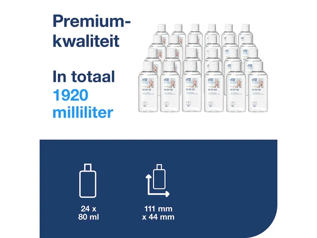 Tork 590103 Alcohol Gel Voor Handdesinfectie 80ml Premium