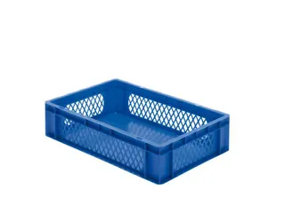 Euronorm-Stapelbak 26l H X L X B 145x600x400mm Blauw - 1