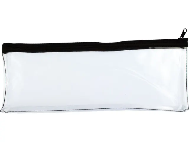 Etui Kangaro transparant 125x330mm zwarte rits