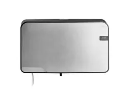 Euro 441097 Quartz Toiletrolhouder mini duo jumbo Silver