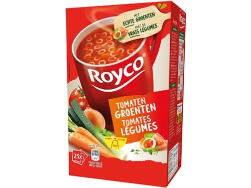Minute Soup Classic Tomaten Groenten Doos 25 Stuks