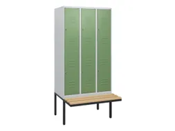 Dubbeldekse dekenkist,HxBxD 1950x900x815mm,3x2vak.,vak B 300mm