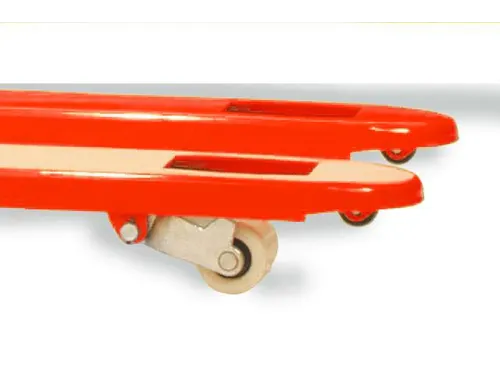 Palletwagen 2.5t Zwenk-/vorkwielen Rubber/nylon Enkel Vorklengte 810mm