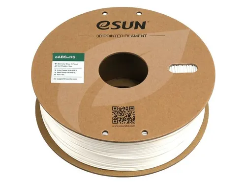 eSUN 3D printer Filament eABS+HS High Speed 1,75mm Wit 1kg