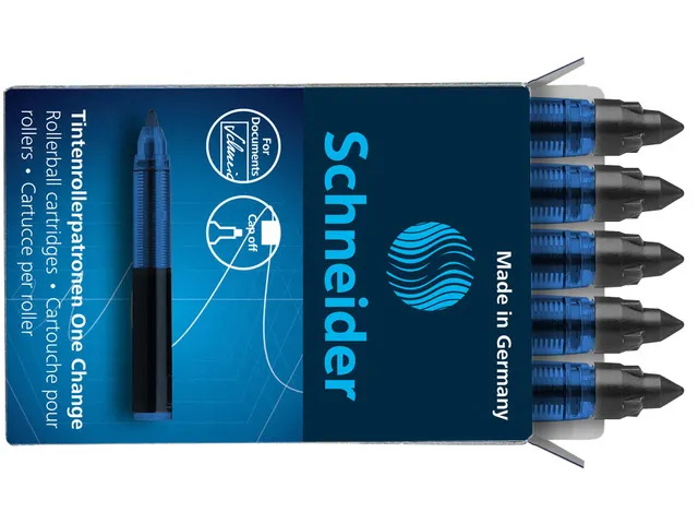 Cartouche Schneider One Change boite à 5 pcs noir