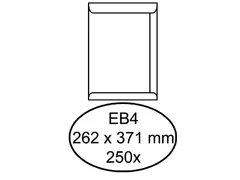 Envelop Quantore Akte Eb4 262X371Mm Wit Gegomd