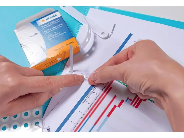 Herma 5894 Versterkingsringen 12mm Transparant 240 Stuks