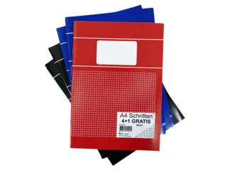 Schrift SOHO Basic A4 ruit 5x5mm 80 pagina's 60gr assorti 5 stuks - 2