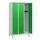 schoollocker,HxBxD 1630x900x500mm,3vak,vak B 300mm,cil.-slot,voeten