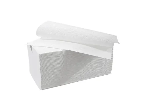 Handdoekjes Interfold W-Vouw Cellulose 2-laags 32x22cm Wit 20x160 Vel