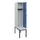 locker met bank,HxBxD 1950x400x815mm,1vak,vak B 400mm,draaigrendel