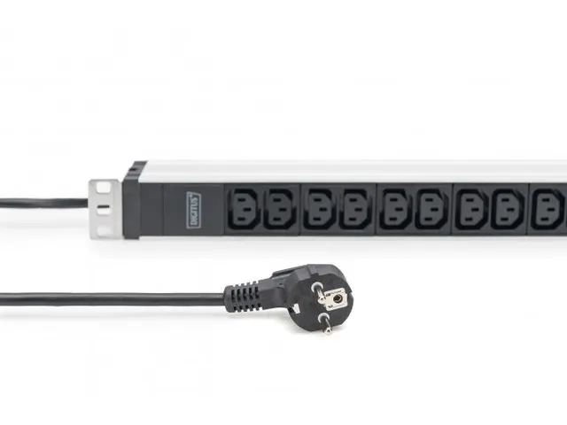 Stekkerdoos Met Aluminium Profiel 12-Polig 2M Voedingskabel Geaarde St