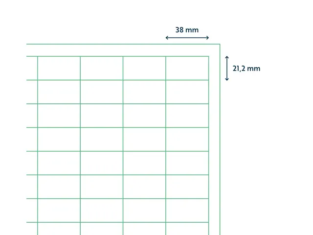Etiket Rillstab 38x21.2mm Wit 6500 Stuks