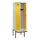 locker met bank,HxBxD 2120x600x815mm,2vak,vak B 300mm,cilinderslot