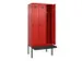 locker met bank,voor scheiding van kleding,HxBxD 2120x900x815mm,3vak