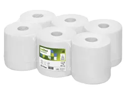 Poetspapier Satino Comfort CF1 centerfeed 1-laags 275m wit 317930